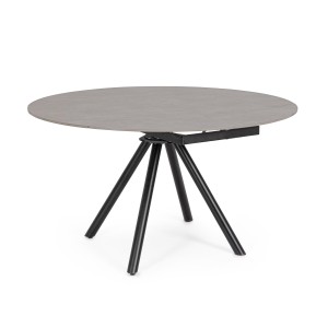 TABLE EXTENSIBLE RAUNI D87/135 NOIR/GRIS
