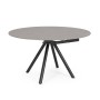 TABLE EXTENSIBLE RAUNI D87/135 NOIR/GRIS