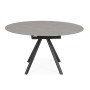 TABLE EXTENSIBLE RAUNI D87/135 NOIR/GRIS
