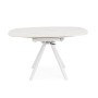 TABLE EXTENSIBLE RAUNI BLANC/BLANC D87/135