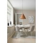 TABLE EXTENSIBLE RAUNI BLANC/BLANC D87/135