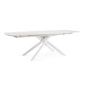 TABLE EXTENSIBLE JOAKIM BLANC 160-240X90