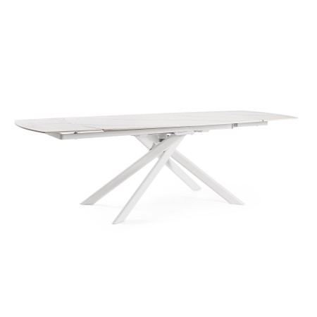 TABLE EXTENSIBLE JOAKIM BLANC 160-240X90