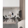 TABLE EXTENSIBLE JOAKIM BLANC 160-240X90