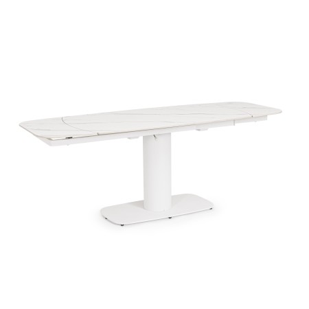 TABLE EXTENSIBLE JEREMIAS BLANC 140-200X80