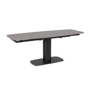 TABLE EXTENSIBLE JEREMIAS NOIR 140-200X80