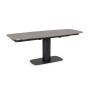 TABLE EXTENSIBLE JEREMIAS NOIR 140-200X80