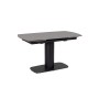 TABLE EXTENSIBLE JEREMIAS NOIR 140-200X80