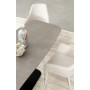 TABLE EXTENSIBLE JEREMIAS NOIR 140-200X80