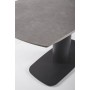 TABLE EXTENSIBLE JEREMIAS NOIR 140-200X80