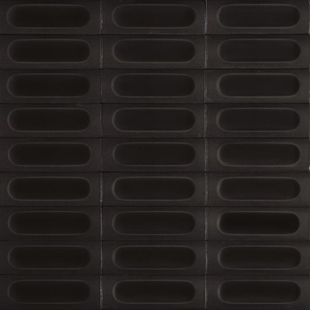 CONFETTO NERO STRUTTURA SAVOIARDO 3D SEMIMATT 5X15