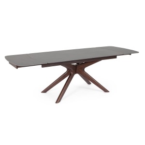 TABLE EXTENSIBLE MARITTA NOYER GRIS 170/250X90