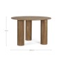 TABLE DACCA BROWN D120