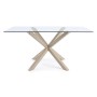TABLE MAY RECTANGULAIRE PIED NAT L160X90
