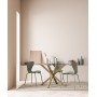 TABLE MAY ROND PIED NATUREL D114