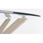 TABLE MAY ROND PIED NATUREL D114
