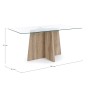 TABLE KENYA CROSS L160X90