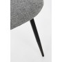 CHAISE NEW IRELIA NOIR GRIS FONCÉ