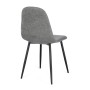 CHAISE NEW IRELIA NOIR GRIS FONCÉ