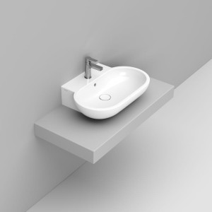 MIRTO LAVABO DA APPOGGIO 65X46 BLANC
