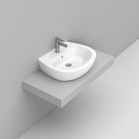 DEMY LAVABO DA APPOGGIO 60X48 BLANC