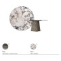 copy of TABLE ATRIUM KERAMIK ROUND Ø 158xh73,5 - BRONZE