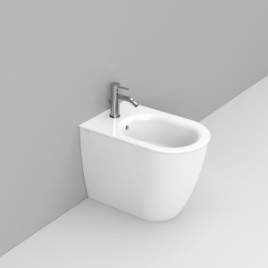 MAYKA BIDET FILO MUR 35,8×55 BIANCO LUCIDO