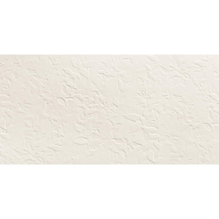 3D WALL PLASTER JASMINE WHITE 50X120 Rectifié