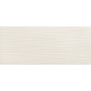 3D WALL PLASTER COMBED WHITE 50X120 Rectifié