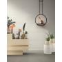 3D WALL PLASTER COMBED WHITE 50X120 Rectifié