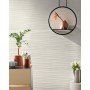3D WALL PLASTER COMBED WHITE 50X120 Rectifié