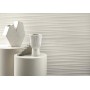 3D WALL PLASTER COMBED WHITE 50X120 Rectifié