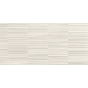 3D WALL PLASTER BARCODE WHITE 50X120 Rectifié