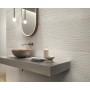 3D WALL PLASTER BARCODE WHITE 50X120 Rectifié