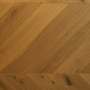 Parquet contrecollé Chêne Chevron Français 45 Degrés, Brossé, Raboté, Fumé, Vernis à l'Huile Naturelle 15-4x190x1000mm