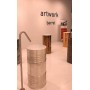 KERASAN ŒUVRE LAVABO INDEPENDANT BARIL VERT MATT