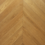 Parquet contrecollé Chêne Européen, Point de Hongrie Mielé, Brossé, Verni, Choix Ab, 14-3x125x680mm