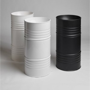 KERASAN ARTWORK LAVABO FREESTANDING BARREL BLANC MAT