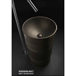 KERASAN ARTWORK LAVABO AUTOPORTANT BARIL BOURGOGNE MATE
