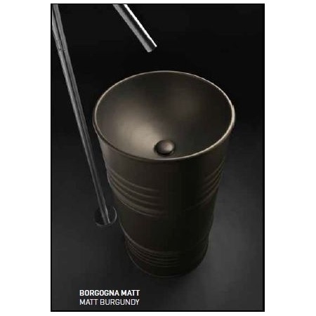 KERASAN ARTWORK LAVABO AUTOPORTANT BARIL BOURGOGNE MATE