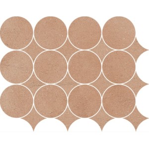 SLOW COTTO MOSAICO CIRCOLARE 32.1x41.6 MAT