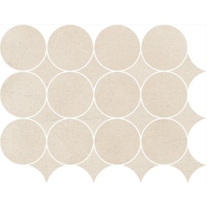 SLOW POMICE MOSAICO CIRCOLARE 32.1x41.6 MAT