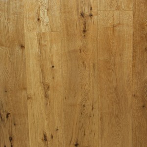 Parquet contrecollé Chêne BOSTON, Noueux, Raboté, Huilé