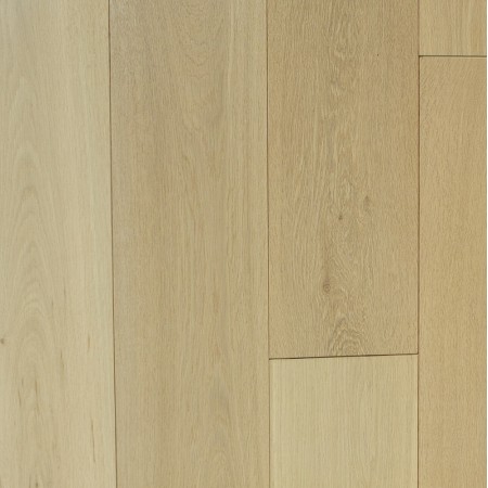 Parquet contrecollé Chêne Paraboschi, Brossé, Verni, Blanchi, Choix ABC, 14-3x189x1700mm