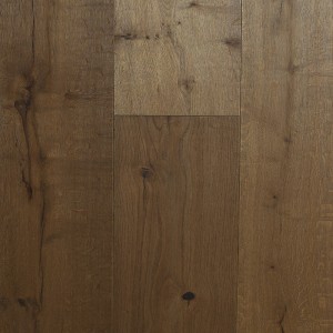 Parquet contrecollé CHÊNE ANTIQUÉ BROSSÉ, RABOTÉ, HUILÉ CHANFREINÉ, LARGEUR 220mm ÉPAISSEUR 15mm LONGUEUR 2200