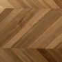Parquet contrecollé 2 Couches Chêne CDE Épi 45° Verni UV Ép.15mm Largeur 190mm Longueur 1100mm