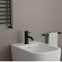 DIAMETRO35 S MITIGEUR BIDET AVEC VIDAGE NOIR MAT