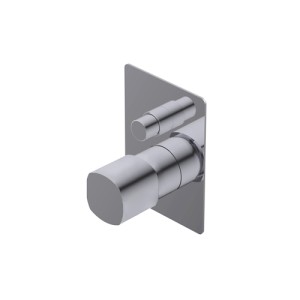 HAPTIC MITIGEUR ENCASTRÉ POUR BAIGNOIRE/DOUCHE 2 VOIES - CHROME