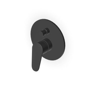 RIVO MITIGEUR DOUCHE-BAIGNOIRE AVEC DÉVIATEUR NOIR MAT