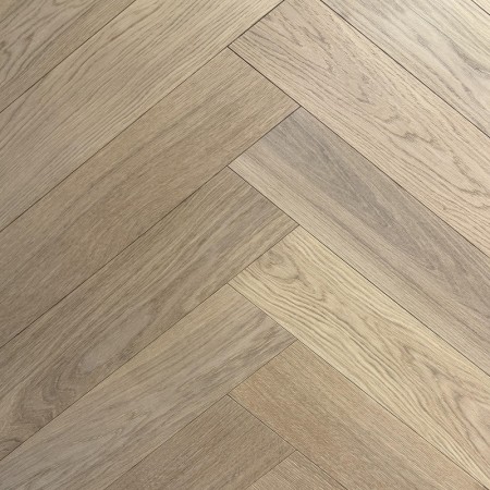 Parquet contrecollé Rovere Andante, Spina Italiana, Sbiancato, Scelta Live Matt Plus, 10,5x790x137